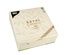 50 Tovaglioli cm 40x40 ''ROYAL Collection'' piega 1/4 decoro ''New Mediterran'' champagne