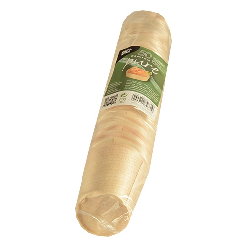 50 Fingerfood - Coppette di legno ''PURE'' rotondo Ø 6 cm · 6 cm