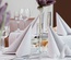 50 Tovaglioli "ROYAL Collection" piegato per 4 40 cm x 40 cm champagne "Elegance