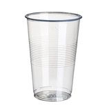 25 Bicchieri, PP, 0,5 l  capacità, Ø 9,5 cm · 13,7 cm trasparente