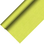 Tovaglia in rotolo 20 m x 1,18 m, effetto tessuto, cellulosa-viscosa-tissue, ''ROYAL Collection Plus'', colore verde limone