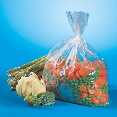 scatola 45 sacchetti freezer per alimenti congelati 6 l capacità, 46 cm x 30 cm trasparente