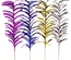 100 Stecchini per party 20 cm ''Palm Leaf'' colori assortiti