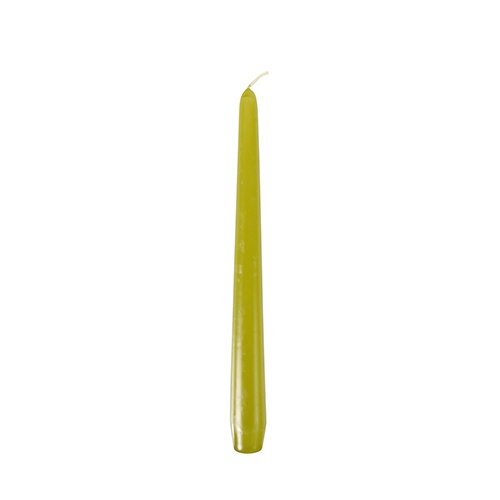 50 Candele coniche Ø 2,2 cm · 25 cm verde oliva