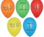 10 Palloncini Ø 22 cm colori assortiti ''Happy Birthday''