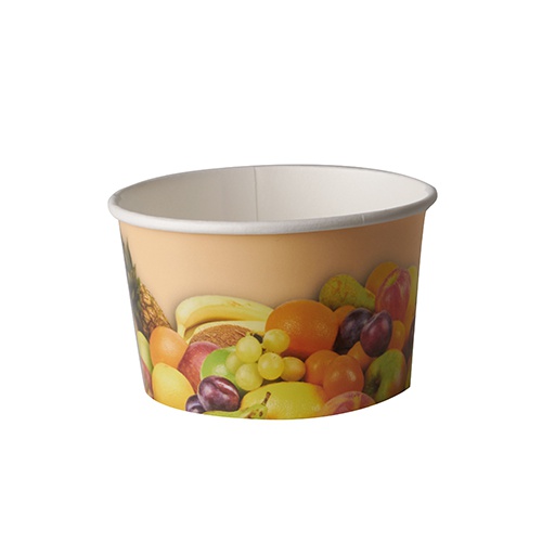 BROLEO 12 contenitori per gelato da 100 g, contenitori da viaggio, contenitori per alimenti, contenitori per congelatore, per gelato fatto in casa (rosa