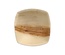 25 Vassoi Foglie di palma "pure" 200 ml 4 cm x 14 cm x 14 cm naturale "QUADRATO"