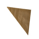 1000 Sacchetti a triangolo, carta oleata 32,5 cm x 23 cm x 23 cm marrone contenu