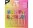 Set di candele ''lettere'' 8 cm ''Happy Birthday''