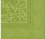 20 Tovaglioli  cm 40x40 ''ROYAL Collection'' piega 1/4 decoro  ''Ornaments'' verde oliva