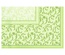 12 Tovaglie cm 100x100, effetto tessuto, cellulosa-viscosa-tissue ''ROYAL Collection Plus'' , decoro ''Damascato'' colore verde oliva
