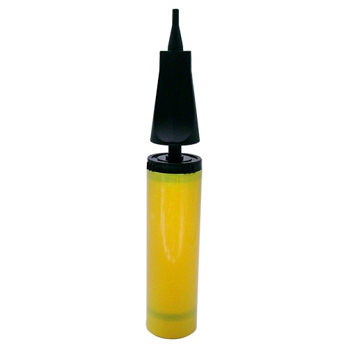 Pompa per palloncini laminati 28 cm x 4, 5 cm giallo