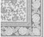 20 Tovaglioli  cm 40x40 ''ROYAL Collection'' piega 1/4 decoro ''Ornaments'' grigio