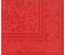 50 Tovaglioli  cm 40x40 ''ROYAL Collection'' piega 1/4  ''Ornaments'' rosso