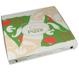 50 Scatole per pizza 100% cellulosa ''PURE'' rettangolari 50 cm x 50 cm x 5 cm