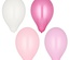 16 Palloncini Ø 25 cm colori assortiti " Pink-Mix"