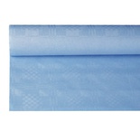 Tovaglia di carta con goffratura damascata 8 m x 1,2 m azzurro