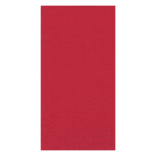 250 Tovaglioli cm 33x33, 3-veli, piega 1/8 rosso