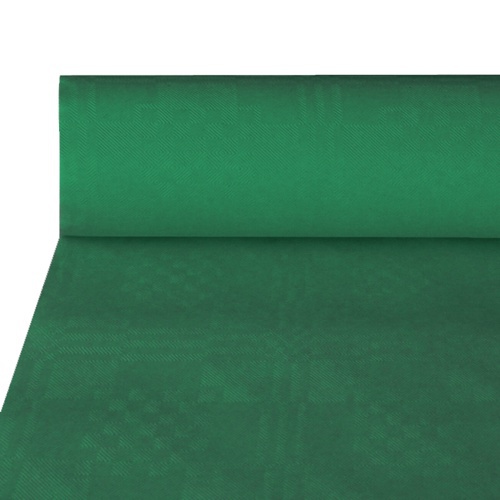 Tovaglia di carta in rotolo effetto damascato verde acido
