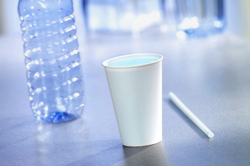 100 Bicchiere di carta per bevande fredde  0,25 l capacità, Ø 8,97 cm · 10 cm bianco