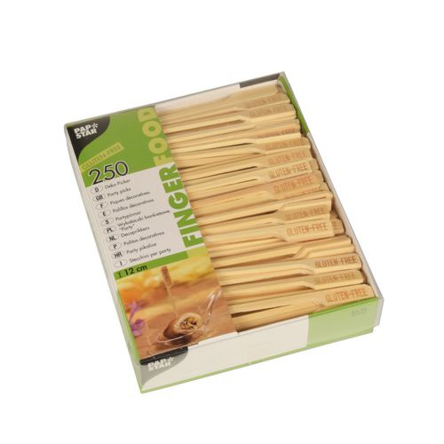 250 Bacchette 12 cm lunghezza, con scritta ''GLUTEN-FREE''