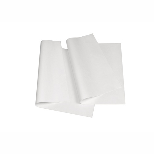 Carta oleata, fogli  50 cm x 37,5 cm bianco