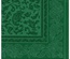 20 Tovaglioli  cm 40x40 ''ROYAL Collection'' piega 1/4 decoro ''Ornaments'' verde scuro
