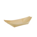 50 Fingerfood - Coppette di legno 21,5 cm x 10 cm ''Barca''
