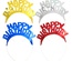 4 Cerchielli colori assortiti ''Happy Birthday''