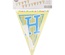 Ghirlanda di Bandierine in carta 4 m ''Happy Birthday'' laccato