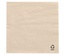 500 Tovaglioli, 1-velo piegato per 4 33 cm x 33 cm naturale realizzato con carta