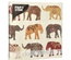 20 Tovaglioli, 3-veli piegato per 4 33 c m x 33 cm "Elephants"