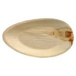 25 Piatti, Foglie di palma "pure" ovale 32 cm x 18 cm x 3 cm