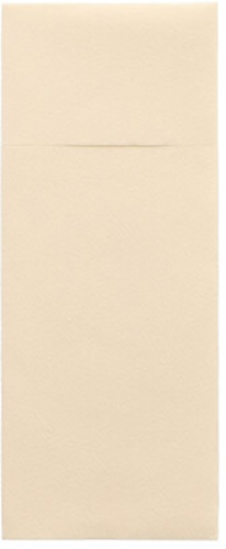 100 Busta portaposate, cartasecco piegat o per 8 40 cm x 33 cm crema