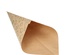 1000 Sacchetti a triangolo, carta Kraft 44 cm x 31 cm x 31 cm marrone "Fruits &