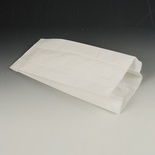 1000 Sacchetti di carta contenuto 3 kg, cellulosa 42 cm x 15 cm x 7 cm bianco