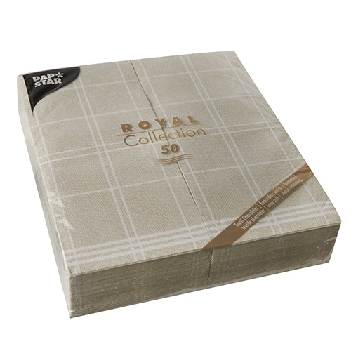 50 Tovaglioli "ROYAL Collection" piegato per 6 48 cm x 33 cm "Kitchen Craft"