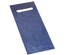520 Busta portaposate 20 cm x 8,5 cm blu completa di tovagliolo bianco 33 x 33 cm 2-veli