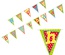 Ghirlanda di Bandierine in carta 4 m ''Happy Birthday'' laccato