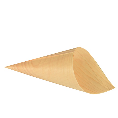 50 Coppette conica ''Fingerfood'' di legno ''PURE'' Ø 11 cm · 21 cm