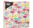20 Tovaglioli, 3-veli piegato per 4 33 c m x 33 cm "Flamingoparty"