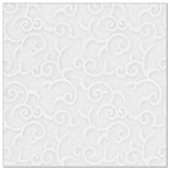20 Tovaglioli cm 40x40, ''ROYAL Collection'' piega 1/4 , decoro  ''Casali'' colore bianco