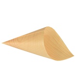 50 Coppette conica ''Fingerfood'' di legno ''PURE'' Ø 12,5 cm · 24 cm