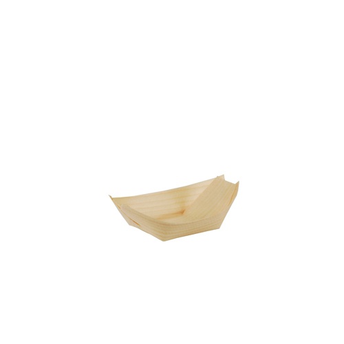 50 Fingerfood - Coppette di legno ''PURE'' 8,5 cm x 5,5 cm ''Barca''