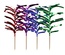 144 Stecchini per party 12 cm colori assortiti tipo ''Palm Leaf''
