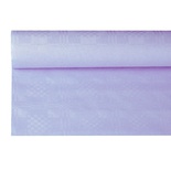 Tovaglia di carta 8 m x 1,2 m con goffratura damascata  lilla