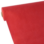 Tovaglia in rotolo  40 m x 0,9 m, tessuto non tessuto ''soft selection'' colore rosso
