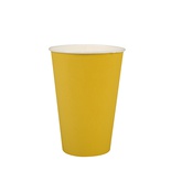 20 Bicchieri di carta 0,2 l Ø 7 cm · 9,7 cm giallo
