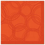 50 Tovaglioli "ROYAL Collection" piegato per 4 40 cm x 40 cm nettarina "Bubbles"