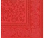 20 Tovaglioli  cm 40x40 ''ROYAL Collection'' piega 1/4 decoro ''Ornaments'' rosso